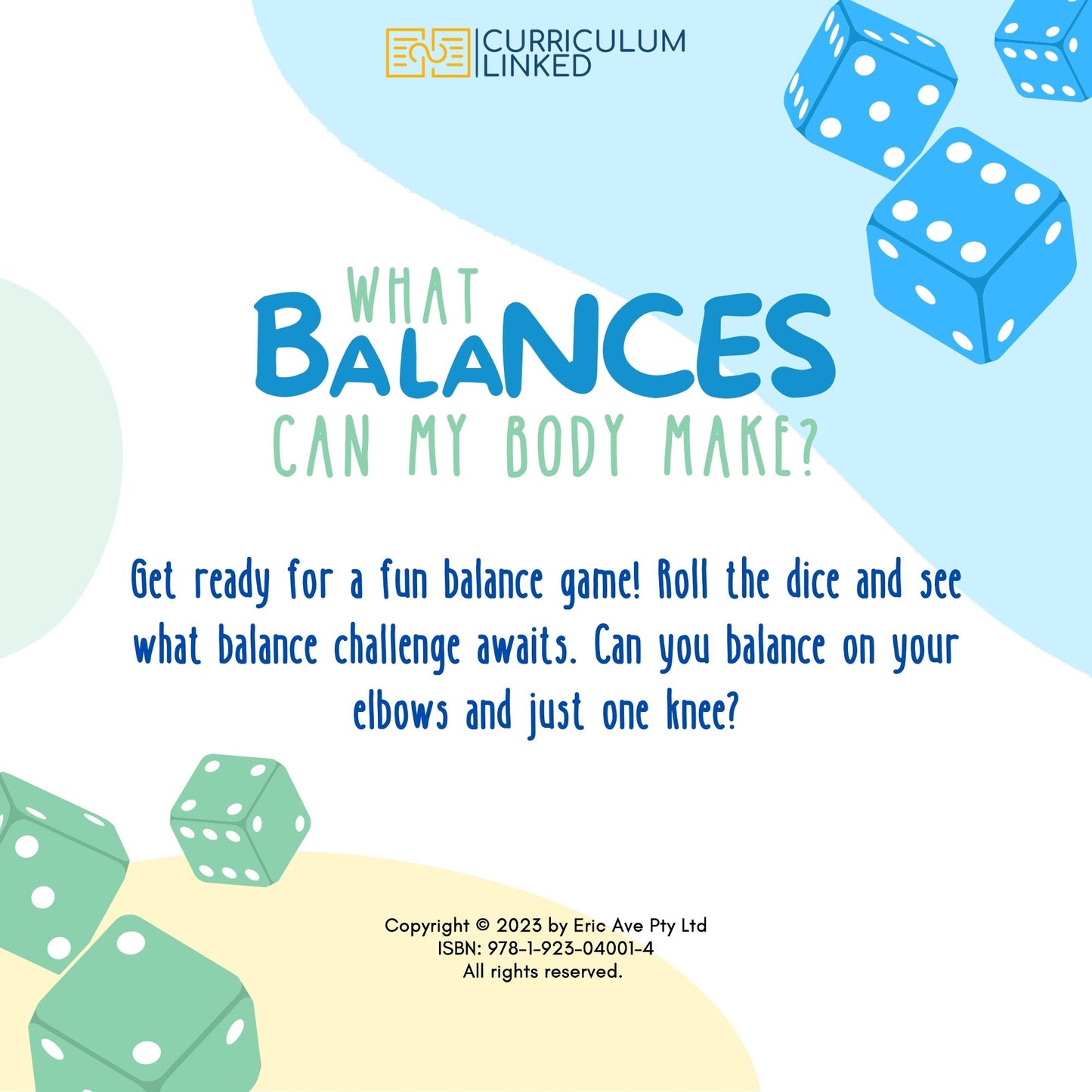 What Balance Can My Body Make? Roll the Dice! eBook