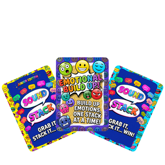 Trio Game Kit: Sound Stack + Sound Stack Junior + Emotional Build Up!