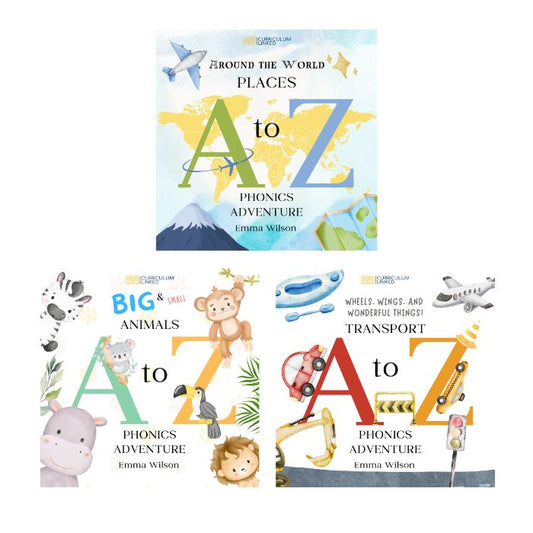 A to Z Phonetic Adventures: Book Bundle