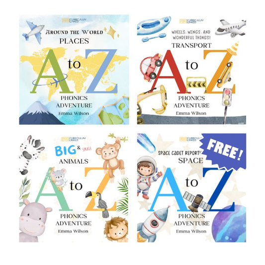 A to Z Phonetic Adventures: Book Bundle