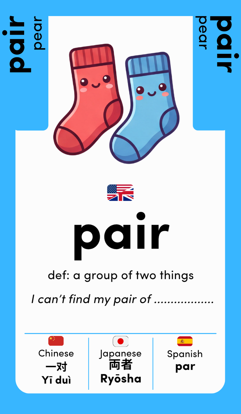 Word Twins: Vol. 1 : 26 homophone pairs
