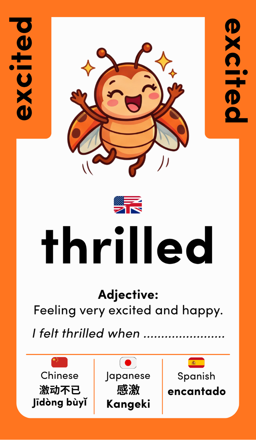 Emotional Build Up! 80 feeling words