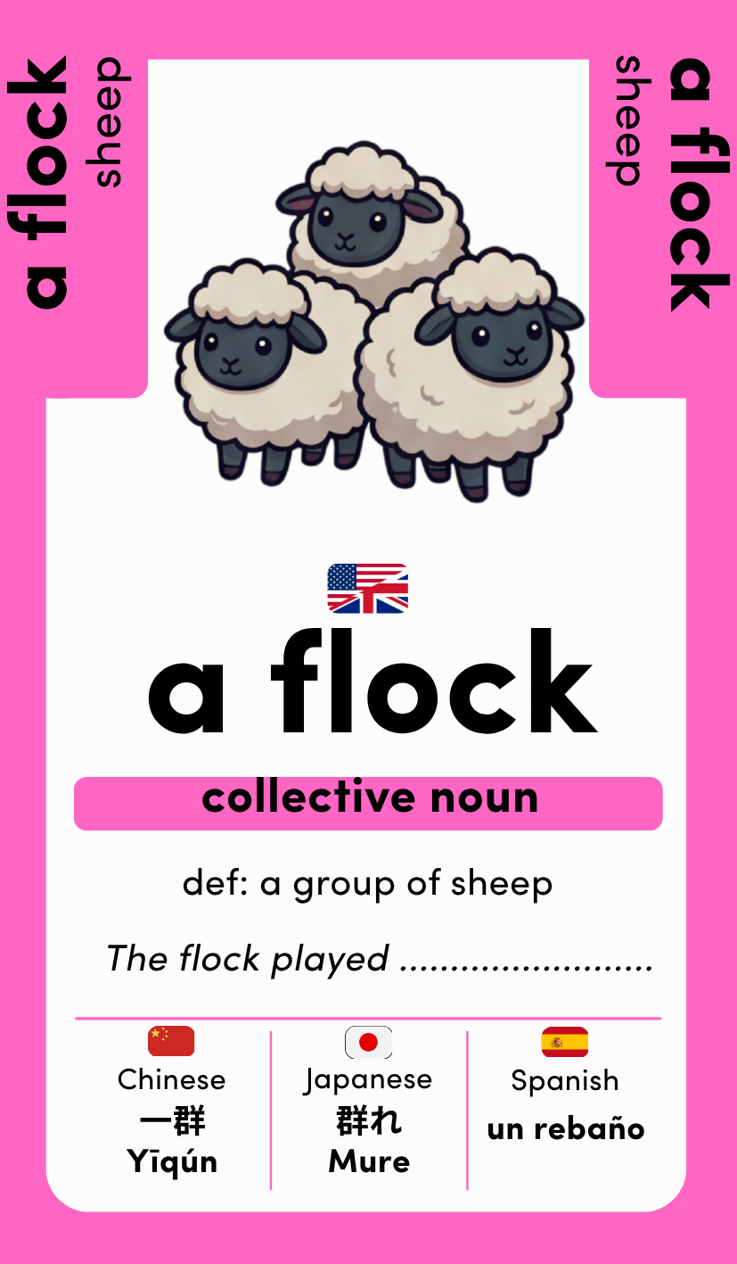 Collectively Known: Land, Sky & Sea: 25 collective nouns