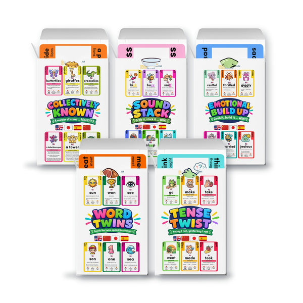 The Ultimate Card Bundle: Phonics, Vocabulary and Feelings
