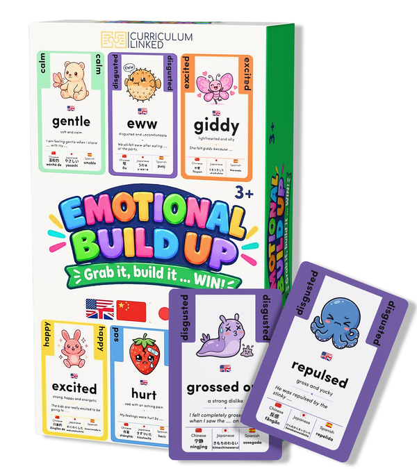Emotional Build Up: Feelings Flashcards & Card Game